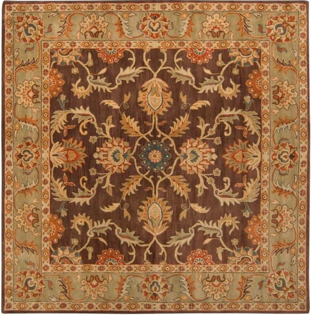 Surya Caesar Rug, Chocolate & Sage — additional view